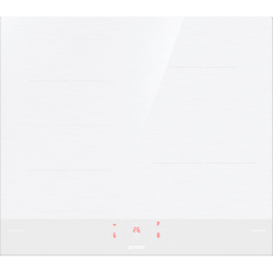 Встраиваемая варочная панель GORENJE/ Встраиваемая варочная панель GORENJE GI6421SYW индукционная, 60 см, Линия Gorenje Simplicity Collection 2.1, без рамки, 4 конфорки, сенсорное управление, таймер, Bridge, PowerBoost, блокировка от детей, цвет белый