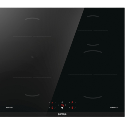 Варочная панель Gorenje/ Варочная панель Gorenje, индукционная, 60 см, шлифованный передний край, сенсорное управление, таймер, объединение конфорок Bridge, PowerBoost, блокировка от детей, цвет черный