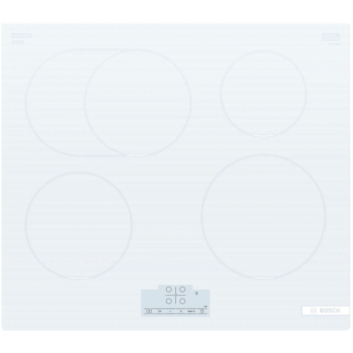 Встраиваемая индукционная панель BOSCH/ Встраиваемая индукционная панель BOSCH PIF612BB1E Индукционная,  60 см, индукция, скошенный край, сенсорное управление, белый