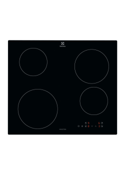 Индукционная варочная поверхность ELECTROLUX/ индукционная на 4 конфорки, cтеклокерамика, мощность: 6900 Вт, независимая установка, размеры (ШхГ): 59x52 см