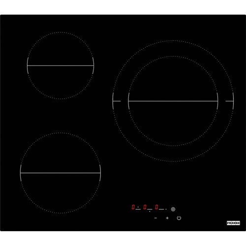 Встраиваемые электрические панели Franke/ Better, Вар.пов.стекл. FHR 603 C TD BK
