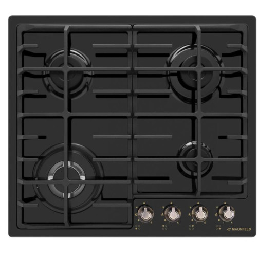 Газовая варочная поверхность/ Газовая варочная поверхность Maunfeld EGHE.64.63CB.R/G черный