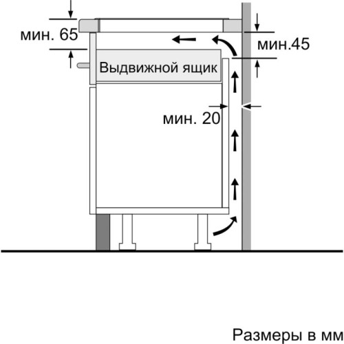 Serie 4, индукционная варочная поверхность, 60см, стеклокерамика, черный, скошенный фронт, 4 индукционные зоны нагрева, управление TouchSelect, таймер, распознавание наличия посуды, функция PowerBoost, индикация остаточного тепла, блокировка от детей, сде