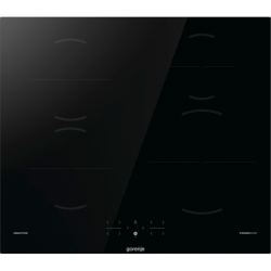 Индукционная варочная панель GORENJE/ Независимая индукционная варочная панель, 4 конфорки, стеклокерамика, сенсорная панель управления, PowerBoost, Распознование посуды, без рамки, блокировка от детей, автоблокировка, цвет черный