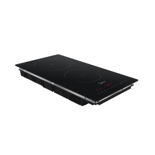 Индукционная варочная поверхность Midea/ MDK/Индукционная варочная поверхность Midea, 30 см, 2 индукционные зоны, Booster, сенсорное управление Slider Control, 9 уровней мощности, таймер, инвертер,защита от детей, цвет черный