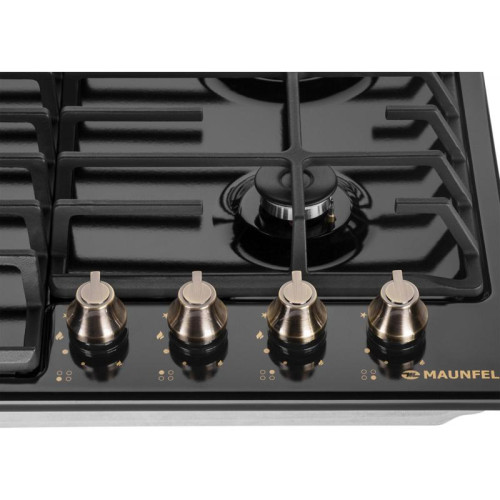 Газовая варочная поверхность/ Газовая варочная поверхность Maunfeld EGHE.64.63CB.R/G черный