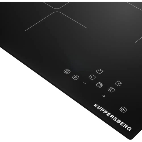 Варочная поверхность Kuppersberg/ Варочная поверхность Kuppersberg, индукция, inverter, High-Tech, 45 см, 3 зоны нагрева, прямой край, 9 уровней мощности, бустер, автоматическое закипание, Flexi-zone, автоматическое отключение, таймер, поддержание тепла, 