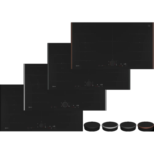 Встраиваемая варочная поверхность NEFF/ Без боковых профилей и TwistPad  (Аксессуар заказывается отдельно), индукционная, 934мм х 527мм; сенсорное управление  (+ магнитный круговой переключатель), 5 конфорок, автоматика закипания, таймер, индикатор остато