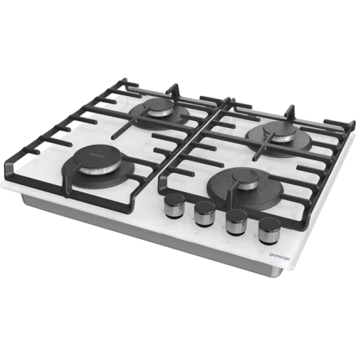 Встраиваемые газовая панели GORENJE/ Газовая варочная панель на закаленном стекле, (шхвхг): 60 × 13,6 × 52 см, белый