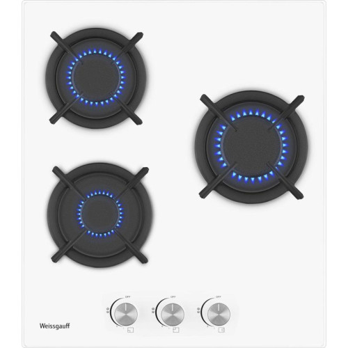 Газовая варочная поверхность/ Газовая варочная поверхность Weissgauff HG 430 WGH белый