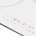 Индукционная варочная панель/ Индукционная варочная панель, 45 см, сенсорное управление, таймер, автоматическое выключение, таймер, бустер, цвет: белый