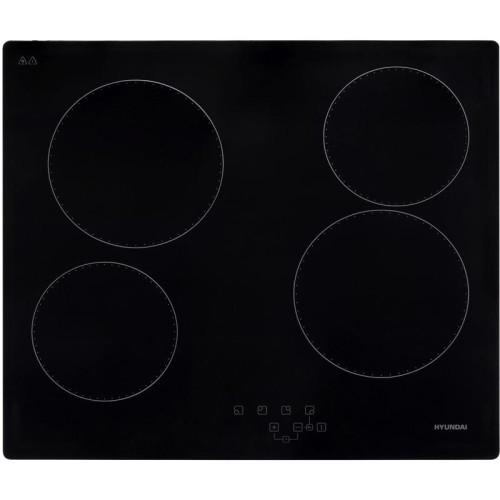Варочная поверхность/ Варочная поверхность Hyundai HHE 6410 BG черный