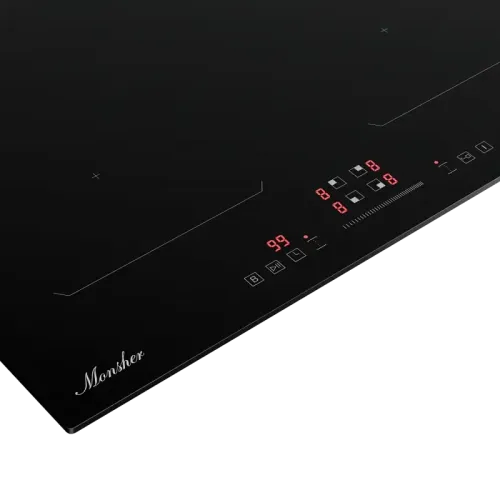 Варочная поверхность MONSHER/ Варочная поверхность MONSHER, 60 см, индукция, High-Tech, inverter, 9 уровней мощности, бустер, Stop and Go, автоматическое отключение, таймер, индикатор остаточного тепла, сенсорное/слайдерное управление, цвет черный