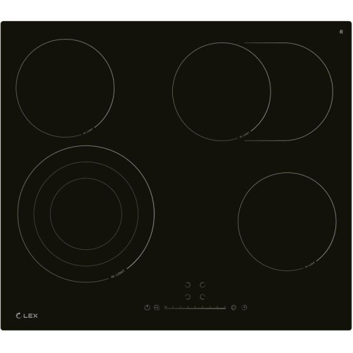 Варочная поверхность/ Варочная поверхность Lex EVH 642D BL черный