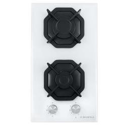 Газовая домино MAUNFELD/ Газовая домино MAUNFELD EGHG.32.2CW/G Домино,   Тип: газовая 30см  Тип установки: независимая  Управление: фронтальное, переключатели поворотные  Нагревательный элемент: конфорка, 2шт  Мощность конфорок, Вт: 2600, 1700  Материал и