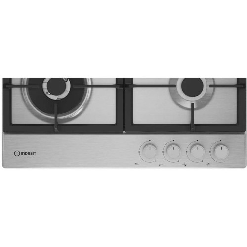 Газовая варочная поверхность/ Газовая варочная поверхность Indesit THPM 642 W/IX/I нержавеющая сталь