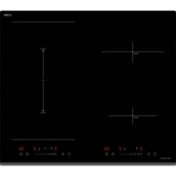 Индукционная варочная поверхность стеклокерамическая, Ширина: 60 см; Стекло: ILVA;4 конфорки индукционного нагрева: 1х диаметром ?,160 мм; 1200/1500Вт; 1 х диаметром ?,210 мм; 2300/3000 Вт; 2х диаметром ?,210*190мм; 1800/2100 Вт; 1 зона нагрева; Зона нагр