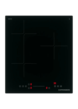 Варочная поверхность Kuppersberg/ Варочная поверхность Kuppersberg, индукция, High-Tech, прямой край, 9 уровней мощности, бустер, Stop and Go, Flexi-zone, автоматическое отключение, таймер, индикатор остаточного тепла, сенсорное управление, цвет черный