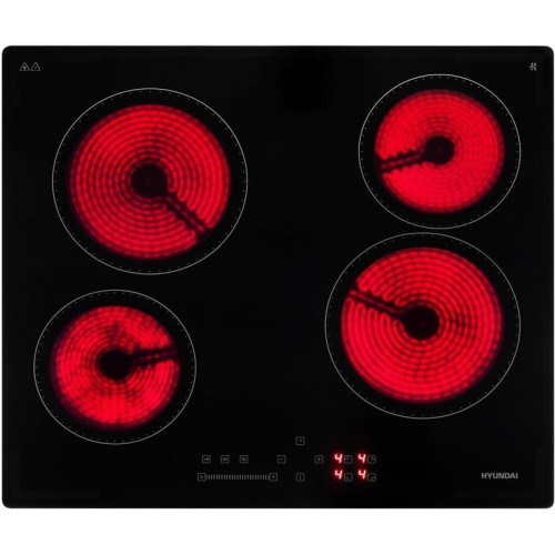 Варочная поверхность/ Варочная поверхность Hyundai HHE 6451 BG черный