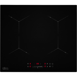 Встраиваемая варочная панель ZUGEL/ Встраиваемая варочная панель ZUGEL, индукция, инверторная, 60 см, 4 зоны нагрева, слайдерное управление, 9 уровней мощности, подогрев, Booster, пауза, таймер, автоматическое определение посуды, автоотключение, цвет черн