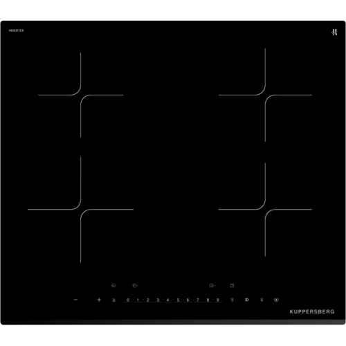 Варочная поверхность Kuppersberg/ Варочная поверхность Kuppersberg, индукция, High-Tech, 9 уровней мощности, inverter, таймер, пауза, Booster, автоматическое отключение, слайдерное управление, поддержание тепла, цвет черный