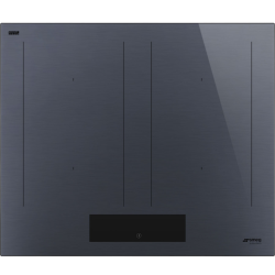 Встраиваемая варочная панель SMEG/ Вид: Индукционная, Коллекция: Linea, Цвет: серый, Материал панели конфорок: Стеклокерамика, Особенности дизайна: Прямой край, Ширина, см: 60, Элементы управления: Сенсорные, Общее количество конфорок: 4