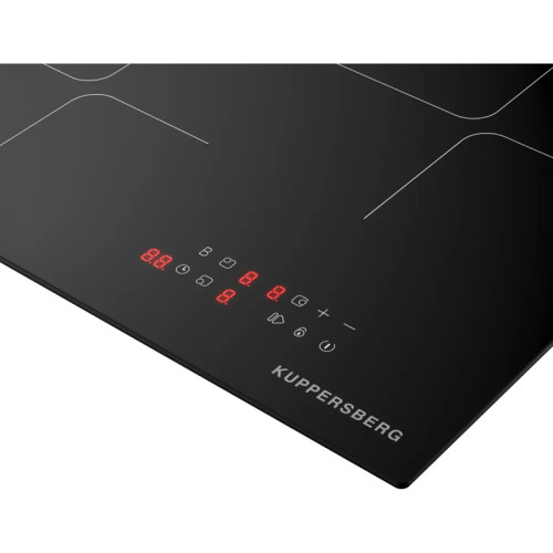 Варочная поверхность Kuppersberg/ Варочная поверхность Kuppersberg, индукция, High-Tech, 45 см, 9 уровней мощности, inverter, таймер, пауза, Booster, автоматическое отключение, сенсорное управление, автоматическое закипание, цвет черный