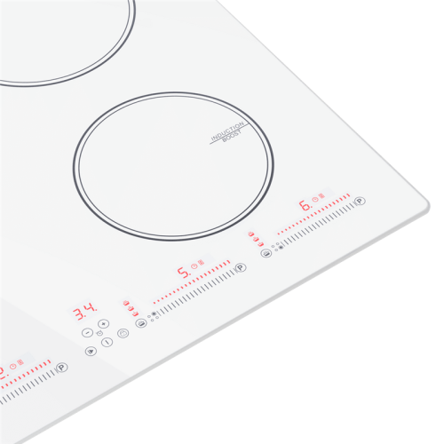 Индукционная варочная панель Maunfeld/ Индукционная варочная панель Maunfeld CVI594SWH  сенсорное управление, 4 конфорки, мощность конфорок 2000, 2000, 1200, 1200 Вт, таймер, автоматическое выключение, бустер, блокировка панели, цвет белый