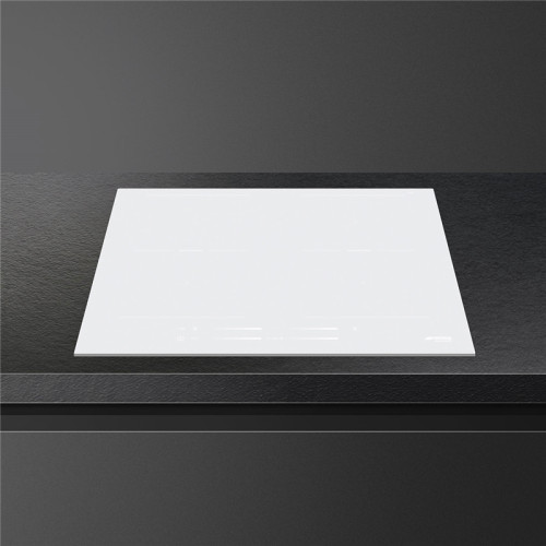 Встраиваемые индукционные панели SMEG/ индукционная, 60 см, прямой край, автоматическое выключение, управление Touch control, белая стеклокерамика