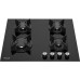 Газовая варочная поверхность/ Газовая варочная поверхность Weissgauff HG 640 BG черный