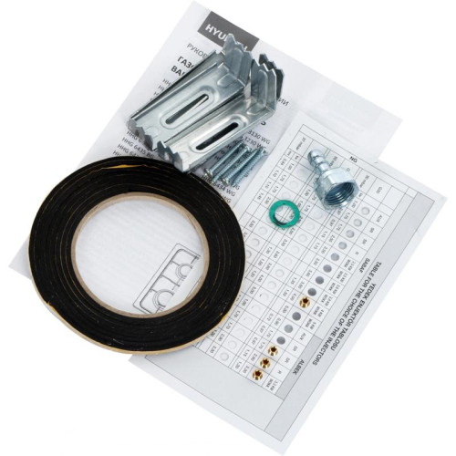 Газовая варочная поверхность/ Газовая варочная поверхность Hyundai HHG 6436 WG белый