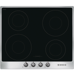 Встраиваемые индукционные панели SMEG/ Индукционная варочная панель,60 см, нержавеющая сталь, фурнитура Victoria.