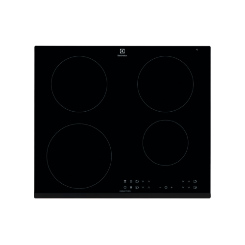 Индукционная варочная поверхность ELECTROLUX/ индукционная на 4 конфорки, cтеклокерамика, мощность: 7200 Вт, независимая установка, размеры (ШхГ): 59x52 см