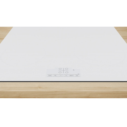Встраиваемая индукционная панель BOSCH/ Встраиваемая индукционная панель BOSCH PIF612BB1E Индукционная,  60 см, индукция, скошенный край, сенсорное управление, белый