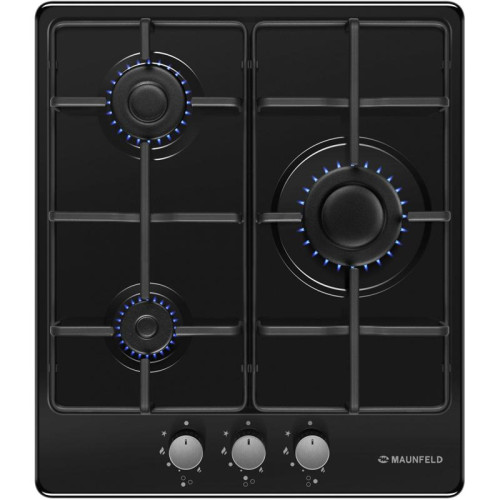 Газовая варочная поверхность/ Газовая варочная поверхность Maunfeld EGHE.43.3STS-EB черный