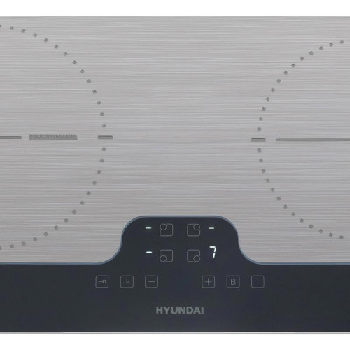 Индукционная варочная поверхность/ Индукционная варочная поверхность Hyundai HHI 6772 GR серебристый