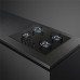 Встраиваемая газовая панель SMEG/ Газ,  Dolce Stil Novo, Газовая варочная панель, 60 см, черная стеклокерамика, прямой край