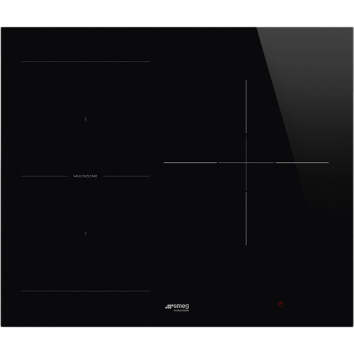 Варочная поверхность Smeg/ Варочная поверхность Smeg, 60 см, индукция, слайдерное управление, 3 зоны нагрева, 17 уровней мощности, автоматическое определение посуды, таймер, пауза, индикация остаточного тепла, цвет черный