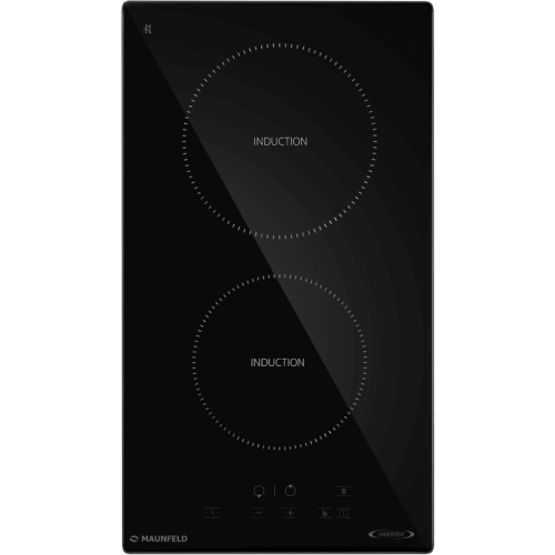 Индукционная варочная панель MAUNFELD/ Индукционная варочная панель MAUNFELD, домино, 30 см, сенсорное управление, таймер, автоматическое выключение, бустер, блокировка панели, черный цвет