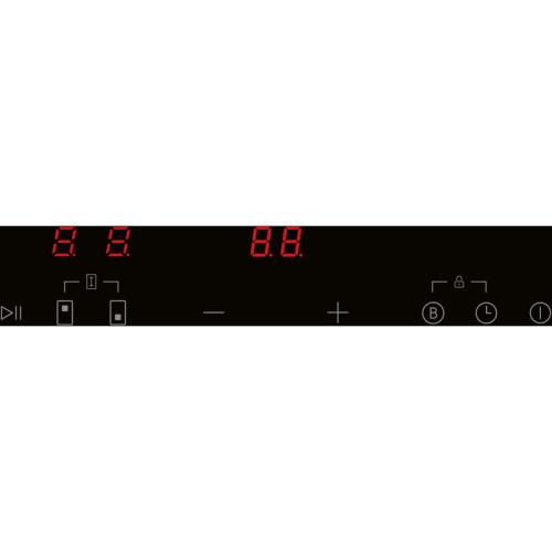 Индукционная варочная поверхность MIDEA/ Индукционная варочная поверхность MIDEA, 30 см, скошенный передний край, сенсорное управление, Inverter quattro, 1 Flex Zone, Booster, таймер, индикация остаточного тепла, защита от детей, цвет черный
