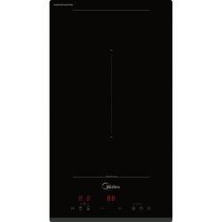 Индукционная варочная поверхность MIDEA/ Индукционная варочная поверхность MIDEA, 30 см, скошенный передний край, сенсорное управление, Inverter quattro, 1 Flex Zone, Booster, таймер, индикация остаточного тепла, защита от детей, цвет черный