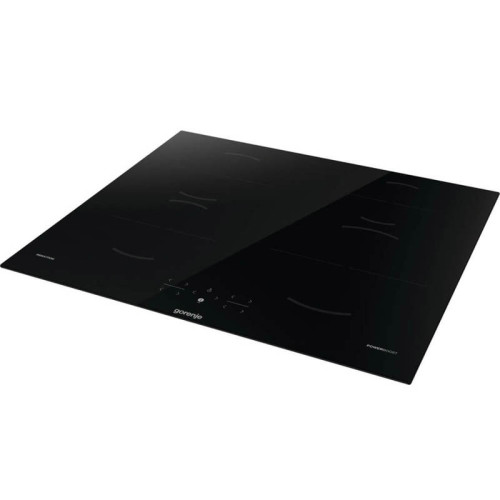 Индукционная варочная панель GORENJE/ Независимая индукционная варочная панель, 4 конфорки, стеклокерамика, сенсорная панель управления, PowerBoost, Распознование посуды, без рамки, блокировка от детей, автоблокировка, цвет черный