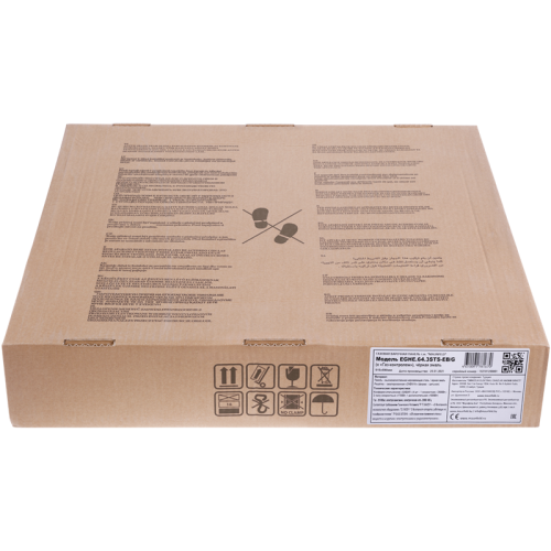Газовая варочная панель MAUNFELD/ Газовая варочная панель MAUNFELD EGHE.64.3STS-EB/G , механическое управление, 4 конфорки, мощность конфорок 2600, 1700, 1700, 1000, электроподжиг, газ-контроль, цвет черный