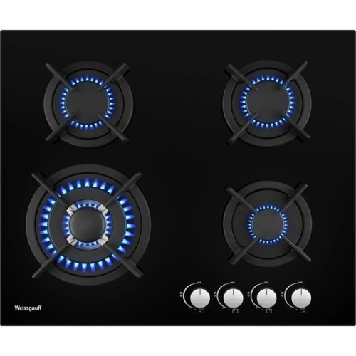 Газовая варочная поверхность/ Газовая варочная поверхность Weissgauff HG 640 BGh черный