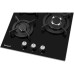 Газовая варочная поверхность/ Газовая варочная поверхность Weissgauff HGG 451 BGV черный