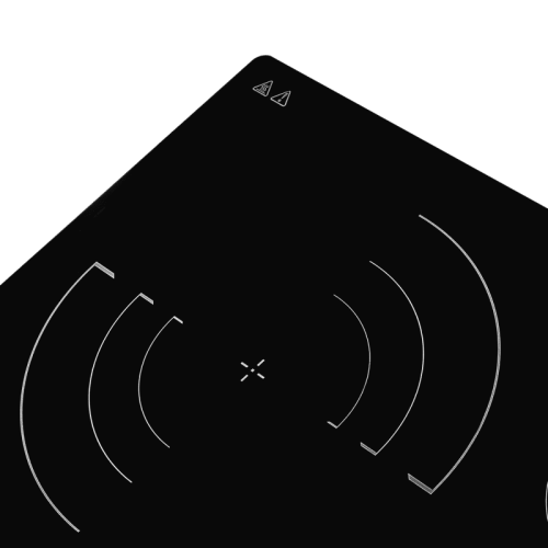 Электрическая варочная панель MAUNFELD/ 60см, стеклокерамика, сенсорное управление, 3 конфорки, тройная зона расширения, таймер, черная