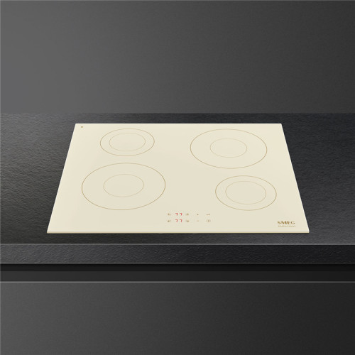 Встраиваемая варочная панель SMEG/ SMEG SI2641DP Индукционная варочная панель, 60 см, прямой край, кремовая