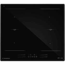 Индукционная варочная панель, 60 см, сенсорное управление, таймер, бустер, черный