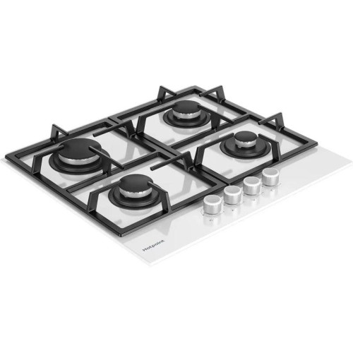 Газовая варочная поверхность/ Газовая варочная поверхность Hotpoint HG 61F/WH белый