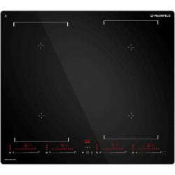 Встраиваемые индукционные панели MAUNFELD/ Индукционная, 60 см, 4 конфорки, Flex Zone, слайдерное управление, бустер, таймер, автоматическое выключение, черный цвет